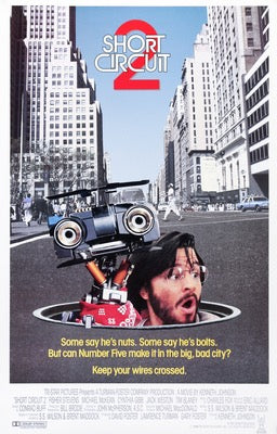 Short Circuit 2 (1988) original movie poster for sale at Original Film Art - Vintage Movie Posters