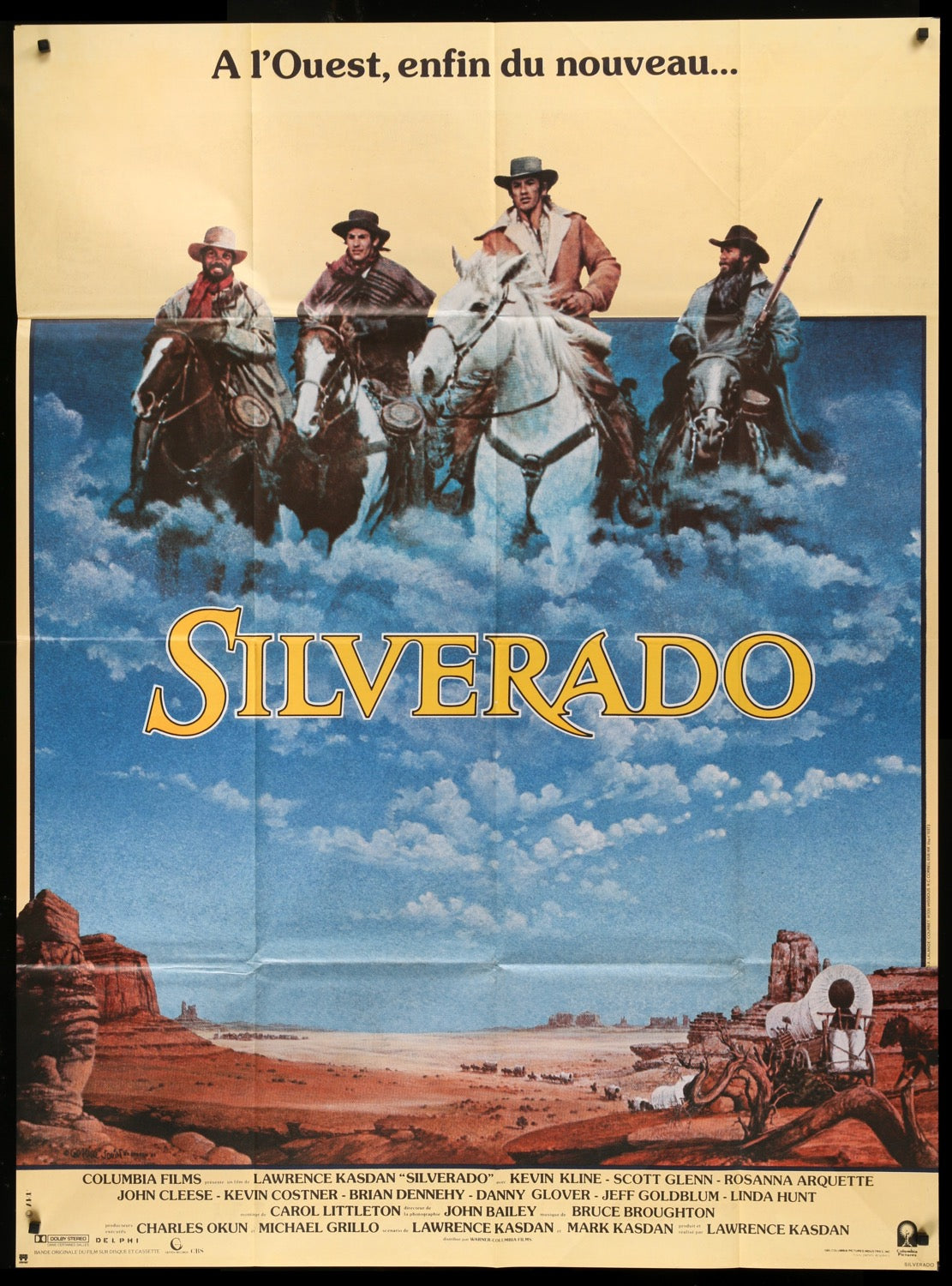 Silverado (1985) original movie poster for sale at Original Film Art - Vintage Movie Posters