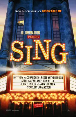 Sing (2016) original movie poster for sale at Original Film Art