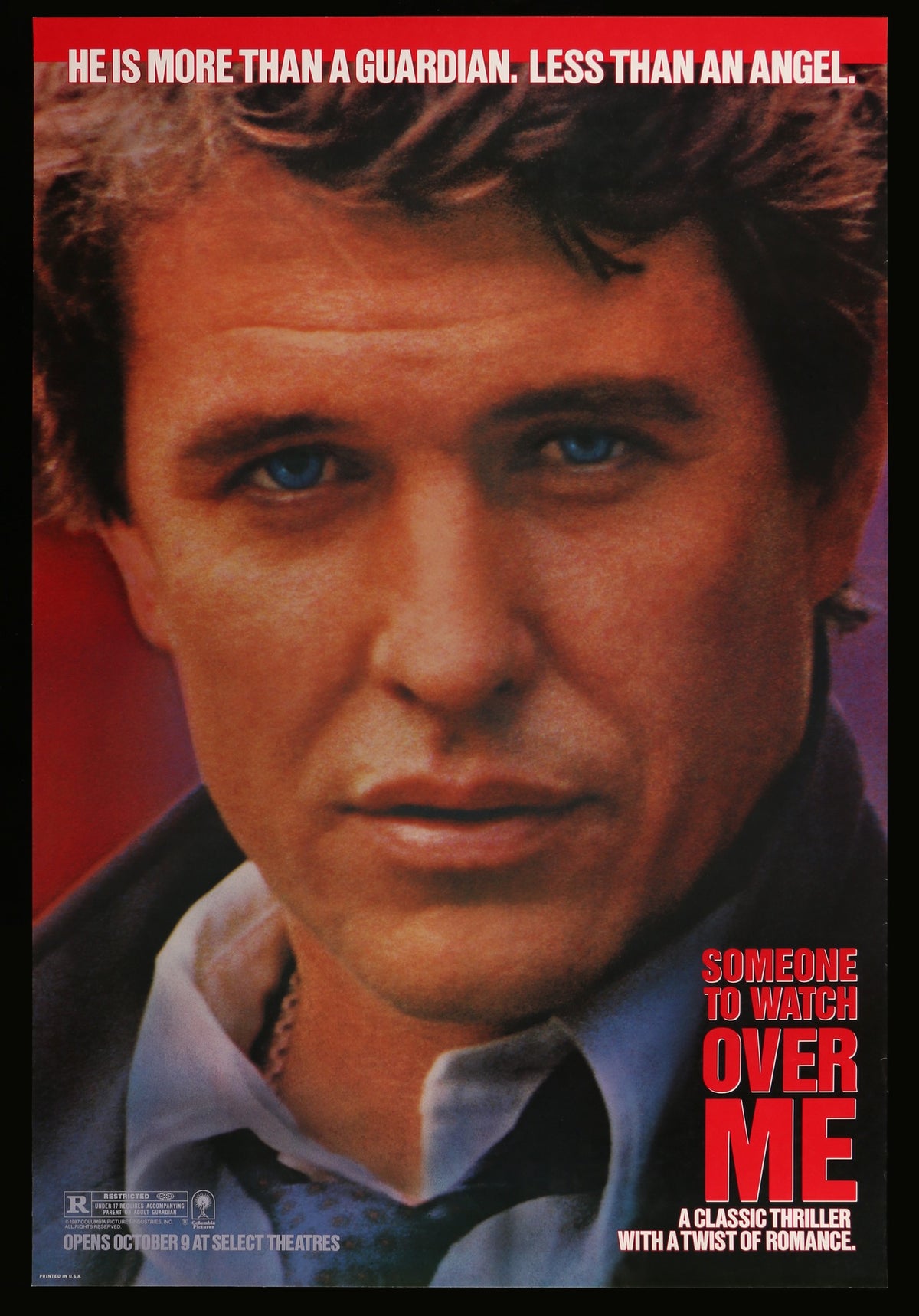 Someone to Watch Over Me (1987) original movie poster for sale at Original Film Art - Vintage Movie Posters