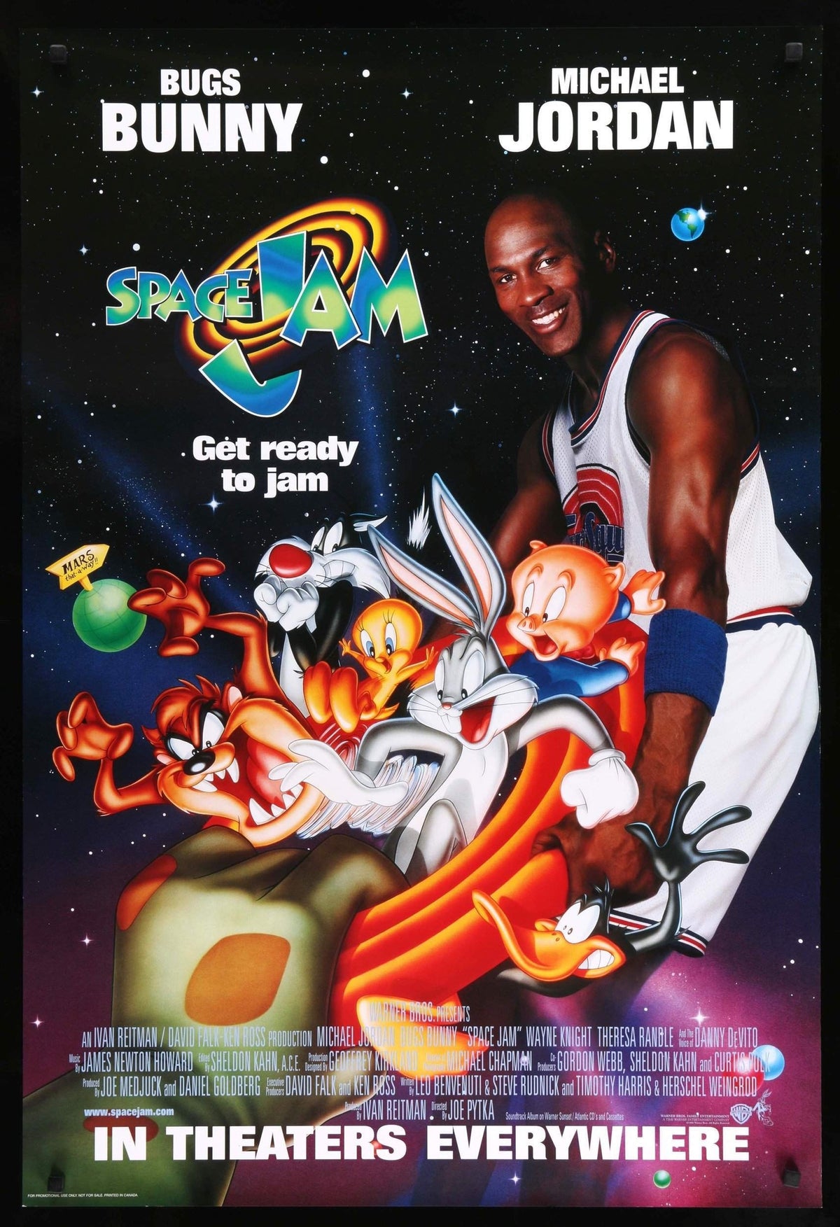 Space Jam (1996) original movie poster for sale at Original Film Art - Vintage Movie Posters