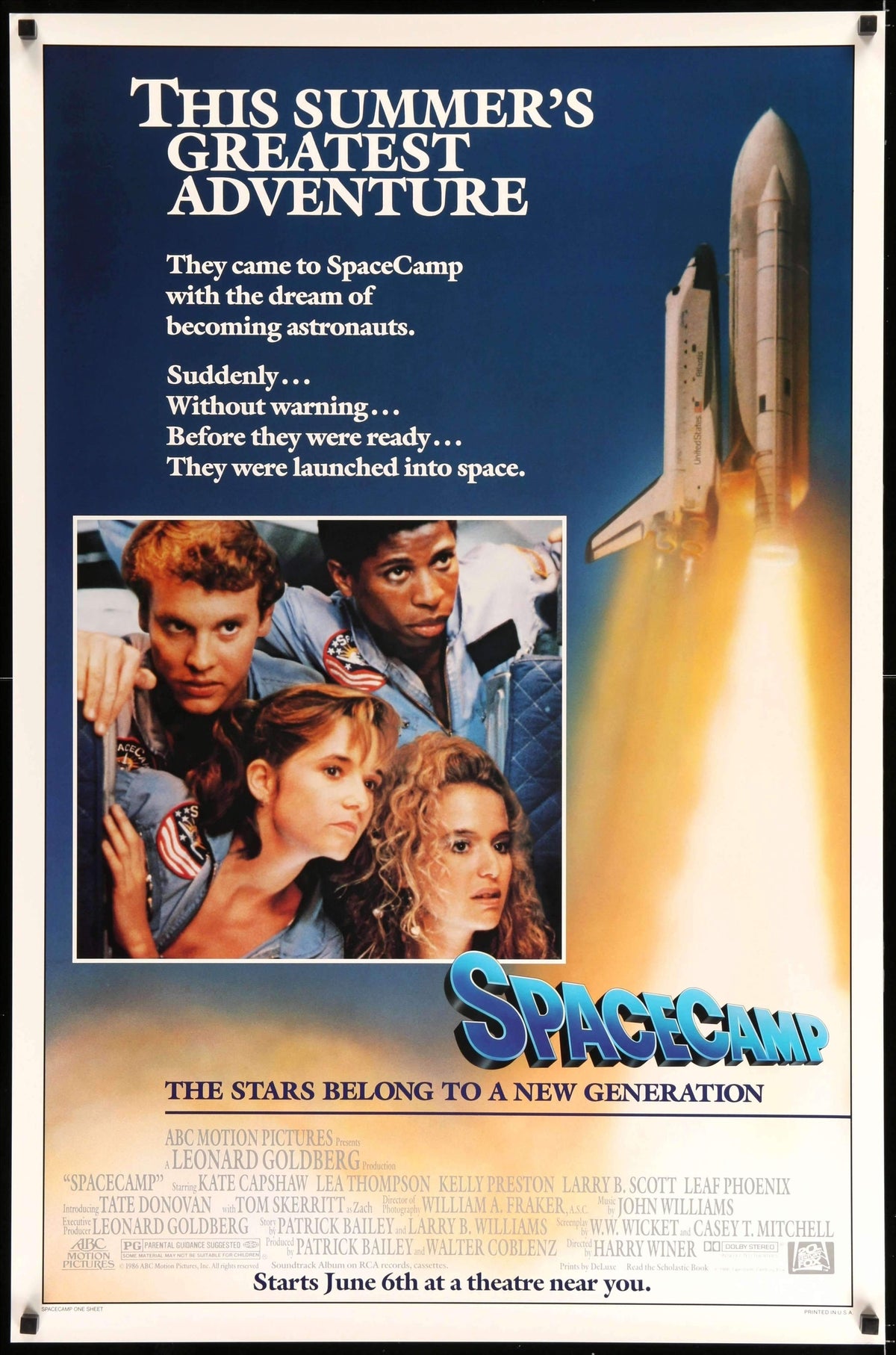 SpaceCamp (1986) original movie poster for sale at Original Film Art - Vintage Movie Posters