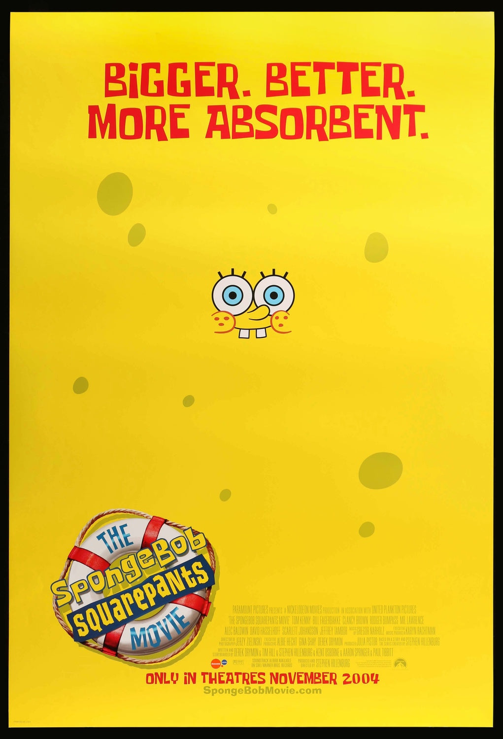 SpongeBob SquarePants Movie (2004) original movie poster for sale at Original Film Art - Vintage Movie Posters