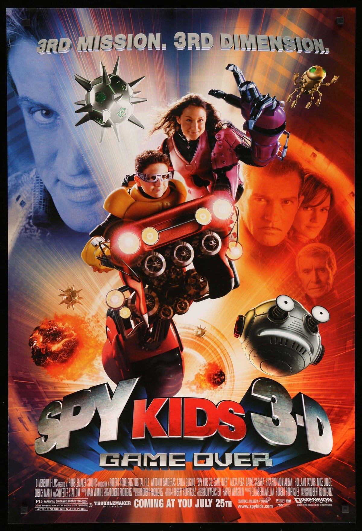 Spy Kids 3-D: Game Over (2003) original movie poster for sale at Original Film Art - Vintage Movie Posters