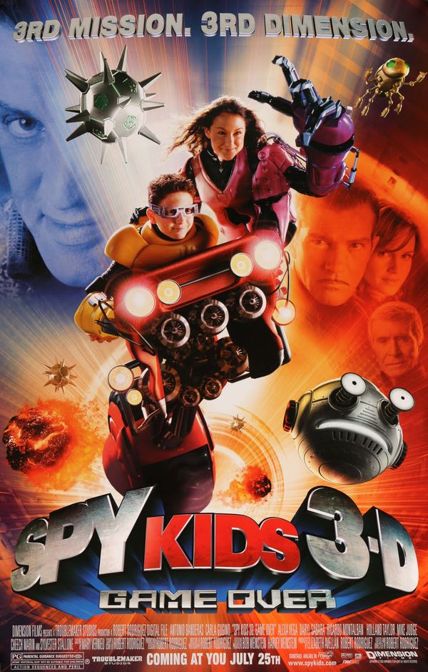 Spy Kids 3-D: Game Over (2003) original movie poster for sale at Original Film Art - Vintage Movie Posters