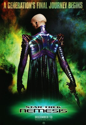 Star Trek: Nemesis (2002) original movie poster for sale at Original Film Art - Vintage Movie Posters