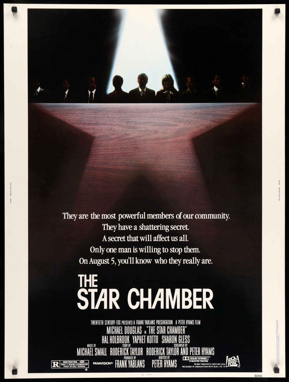 Star Chamber (1983) original movie poster for sale at Original Film Art