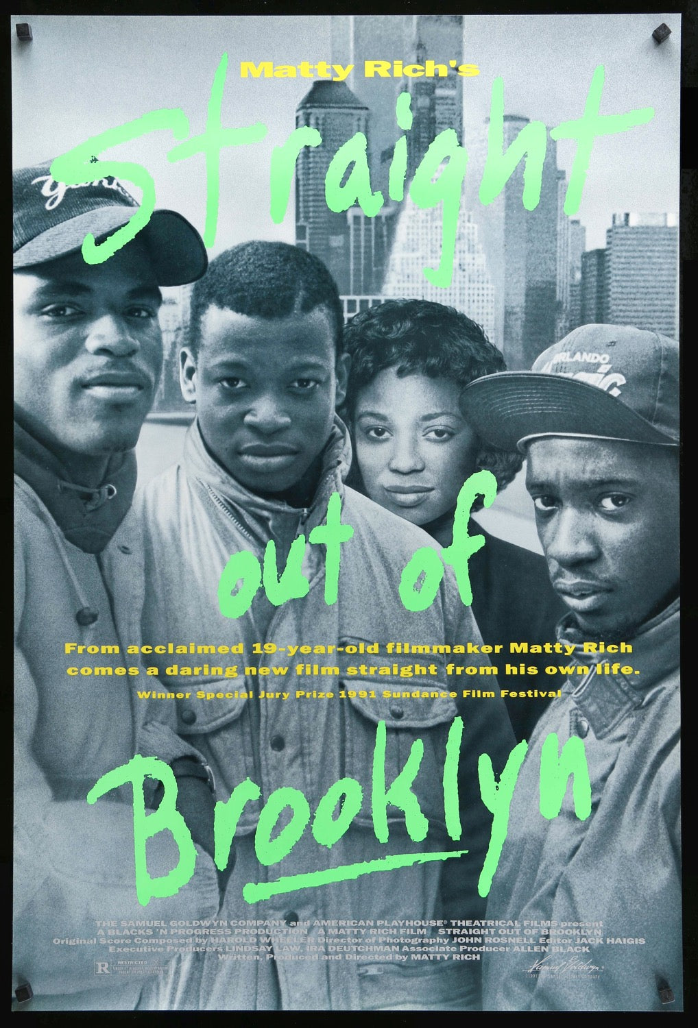 Straight Out of Brooklyn (1991) original movie poster for sale at Original Film Art - Vintage Movie Posters