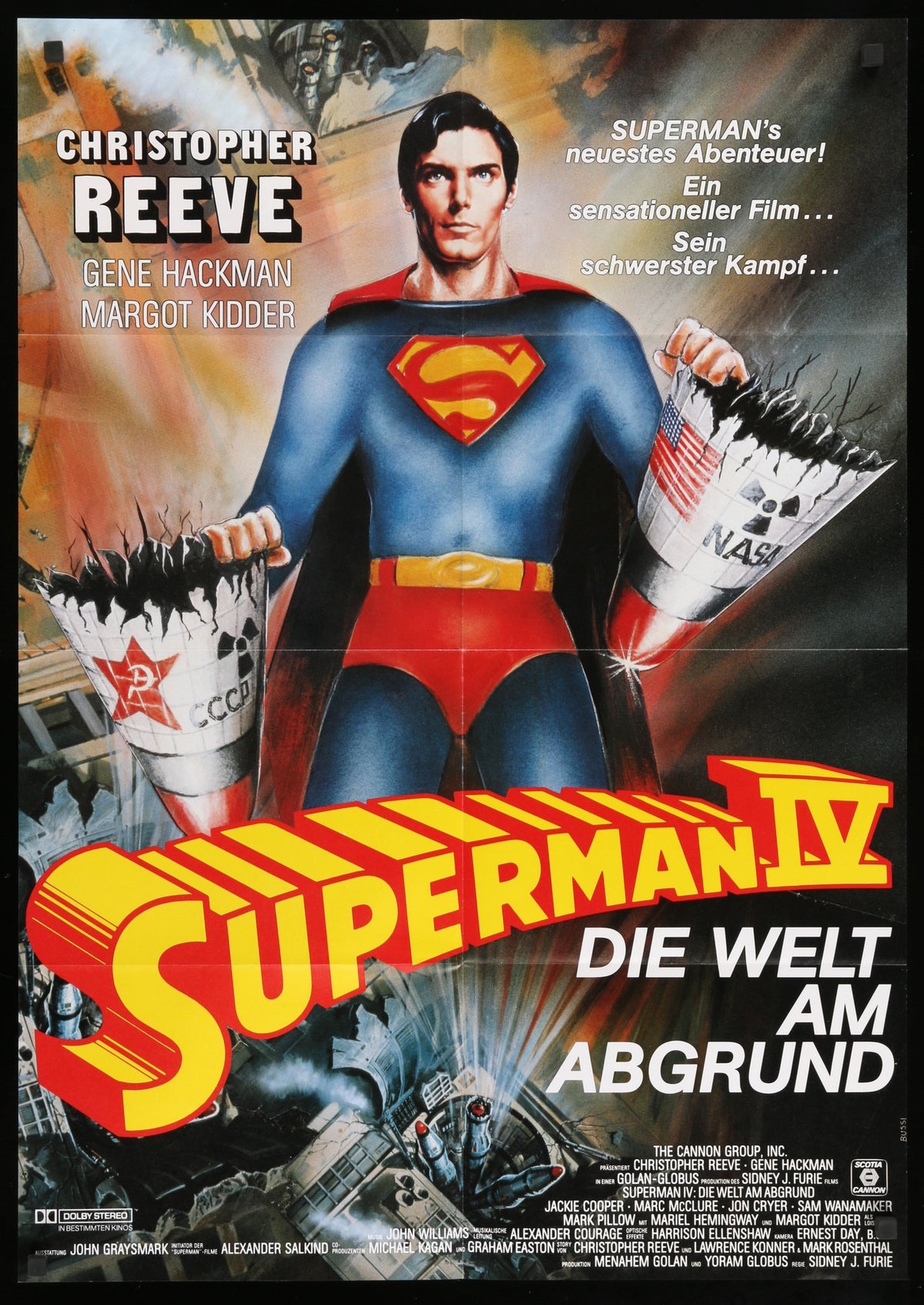 Superman IV: The Quest For Peace (1987) original movie poster for sale at Original Film Art - Vintage Movie Posters