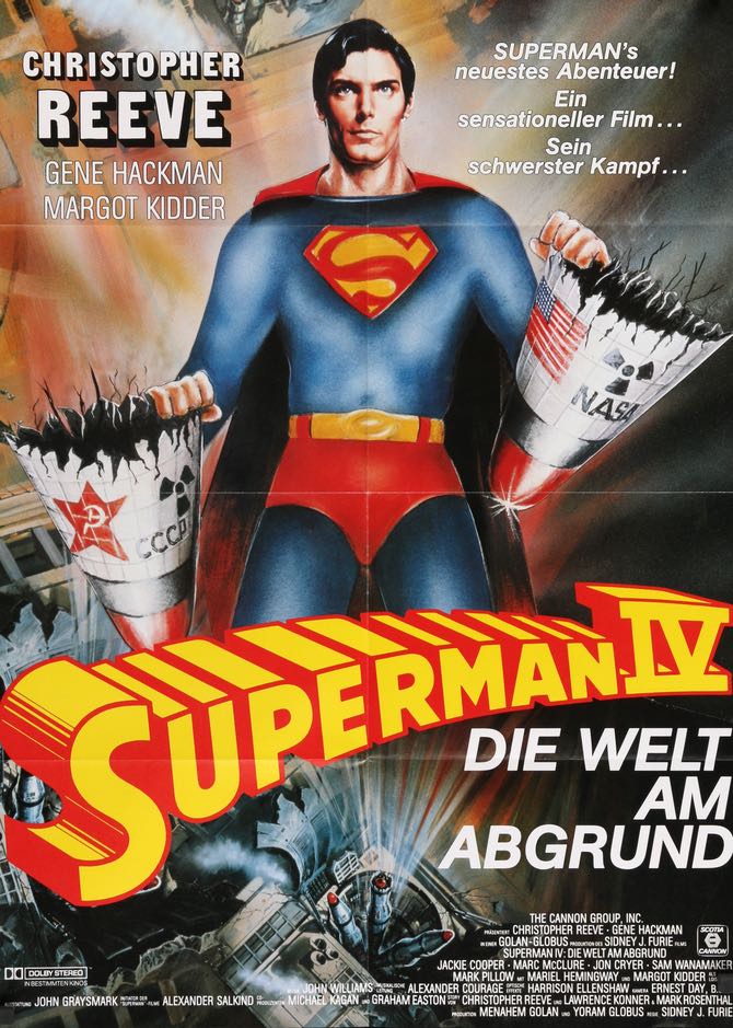 Superman IV: The Quest For Peace (1987) original movie poster for sale at Original Film Art - Vintage Movie Posters