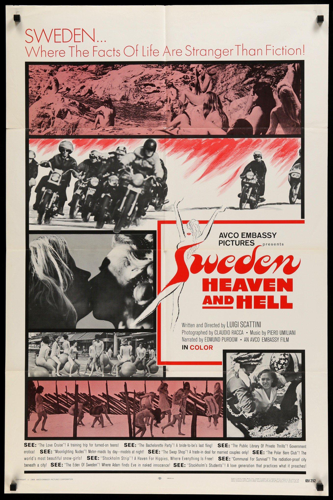 Sweden: Heaven and Hell (1968) original movie poster for sale at Original Film Art