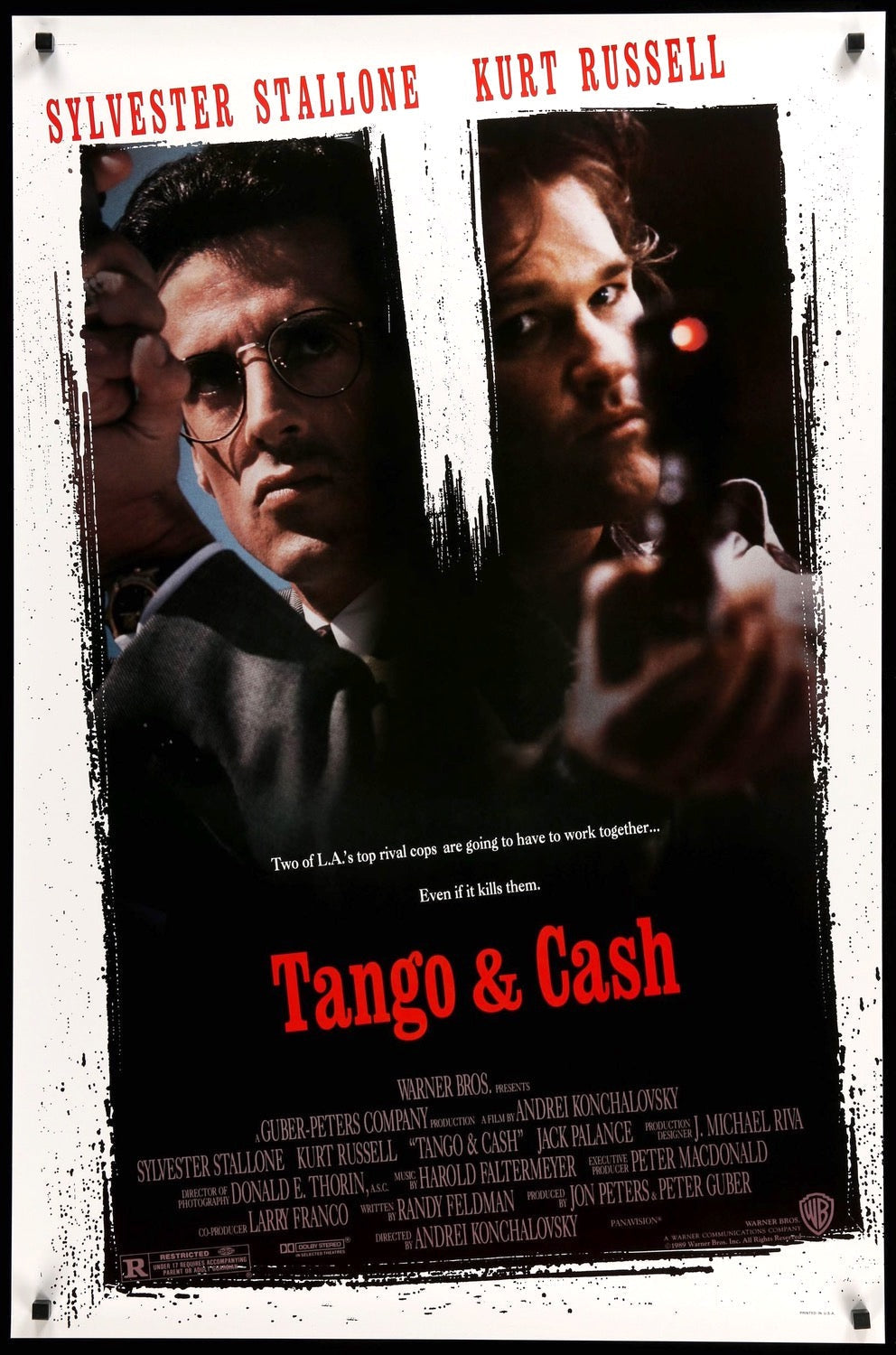 Tango and Cash (1989) original movie poster for sale at Original Film Art - Vintage Movie Posters