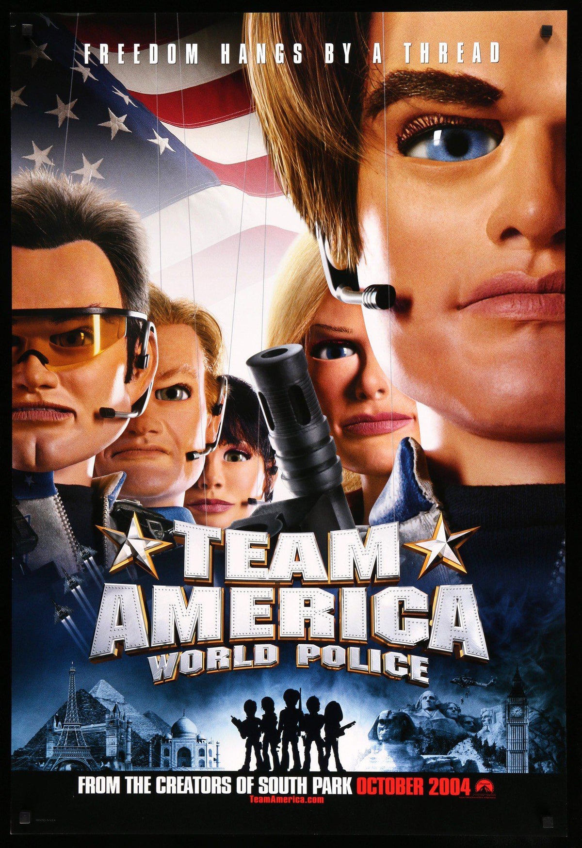 Team America: World Police (2004) original movie poster for sale at Original Film Art