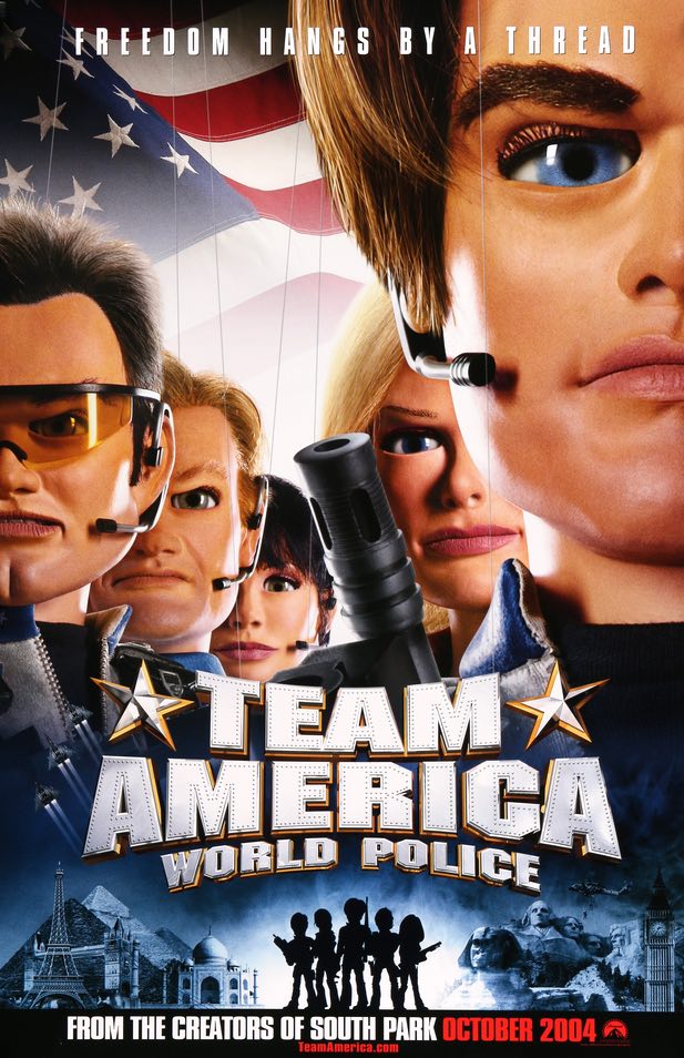 Team America: World Police (2004) original movie poster for sale at Original Film Art - Vintage Movie Posters