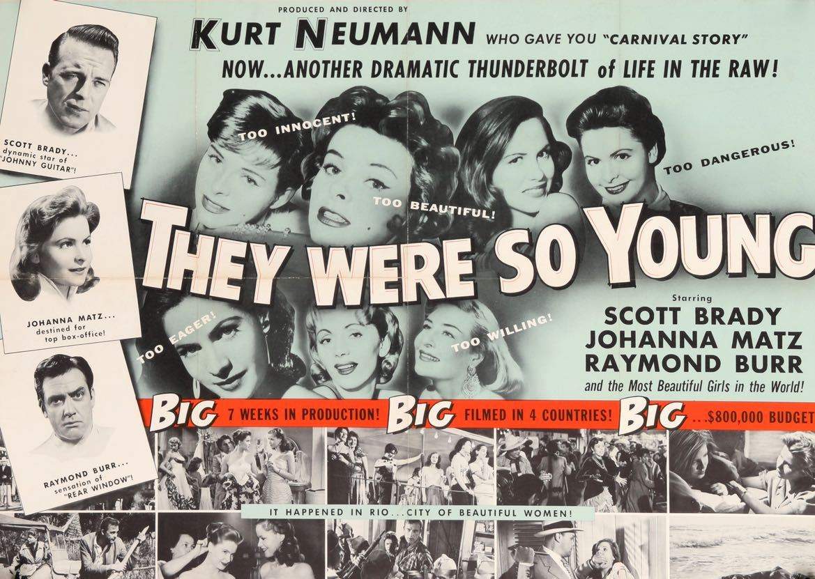 They Were So Young (1954) original movie poster for sale at Original Film Art - Vintage Movie Posters