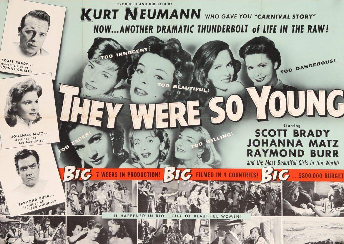 They Were So Young (1954) original movie poster for sale at Original Film Art