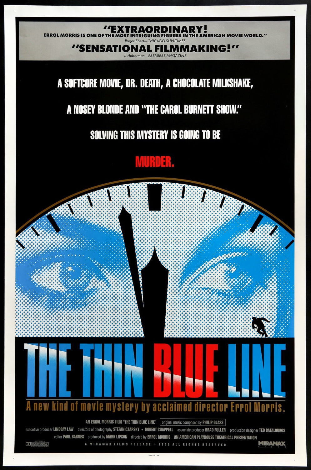 Thin Blue Line (1988) original movie poster for sale at Original Film Art - Vintage Movie Posters