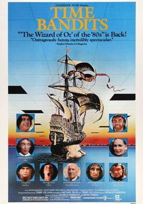 Time Bandits (1981) original movie poster for sale at Original Film Art - Vintage Movie Posters