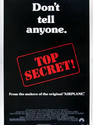 Top Secret (1984) original movie poster for sale at Original Film Art - Vintage Movie Posters
