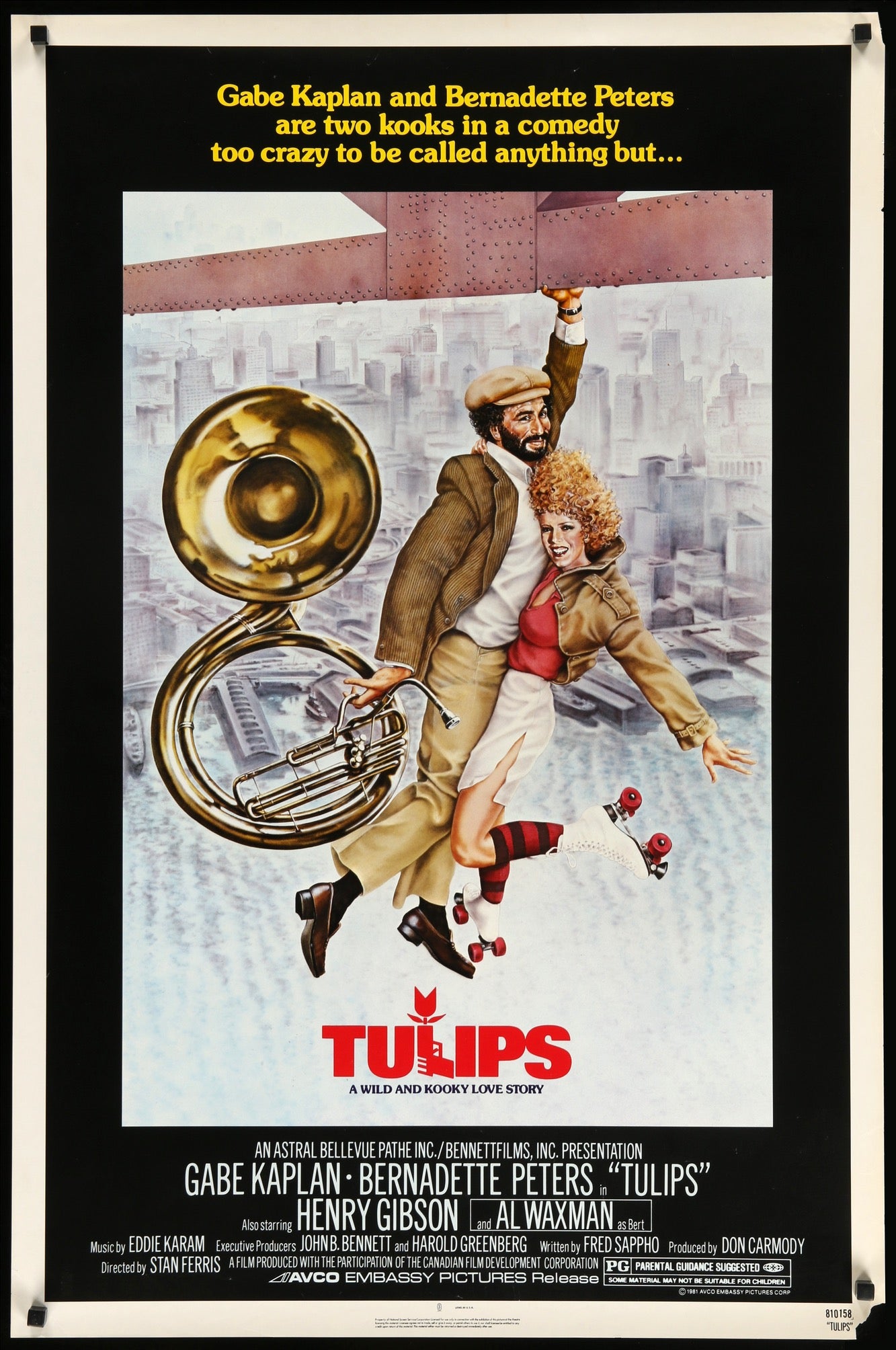 Tulips (1981) original movie poster for sale at Original Film Art - Vintage Movie Posters