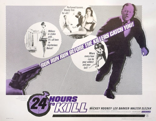 24 Hours to Kill (1965) original movie poster for sale at Original Film Art - Vintage Movie Posters