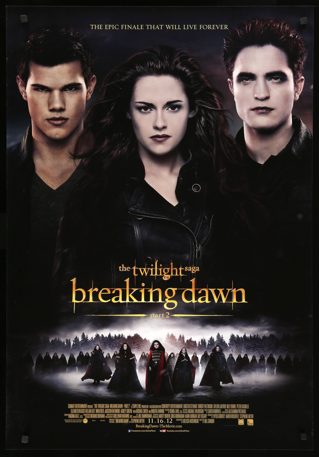 Twilight Saga - Breaking Dawn - Part 2 (2012) original movie poster for sale at Original Film Art - Vintage Movie Posters