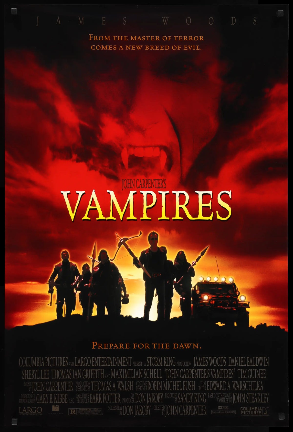 Vampires (1998) original movie poster for sale at Original Film Art - Vintage Movie Posters