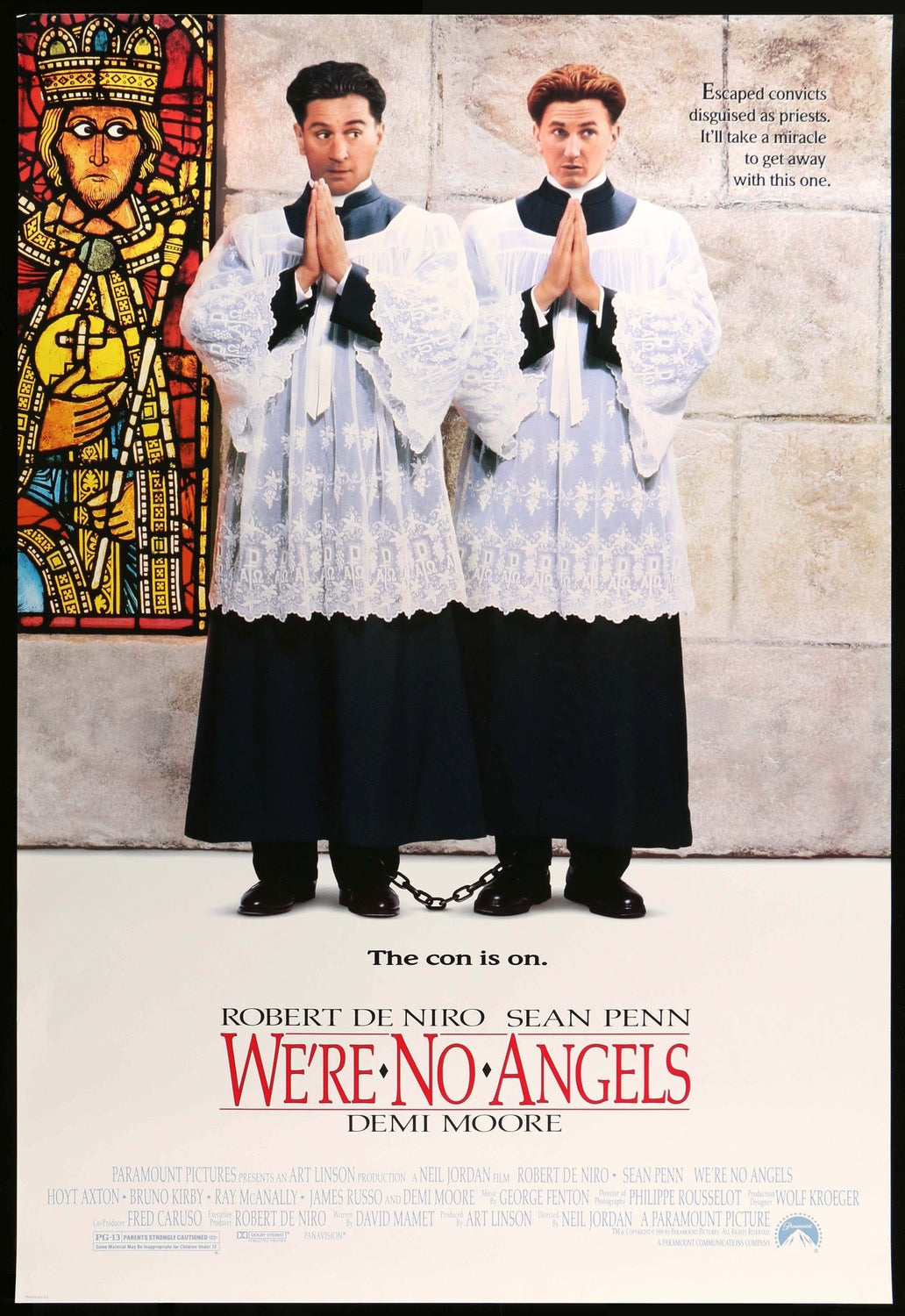 We&#39;re No Angels (1989) original movie poster for sale at Original Film Art - Vintage Movie Posters