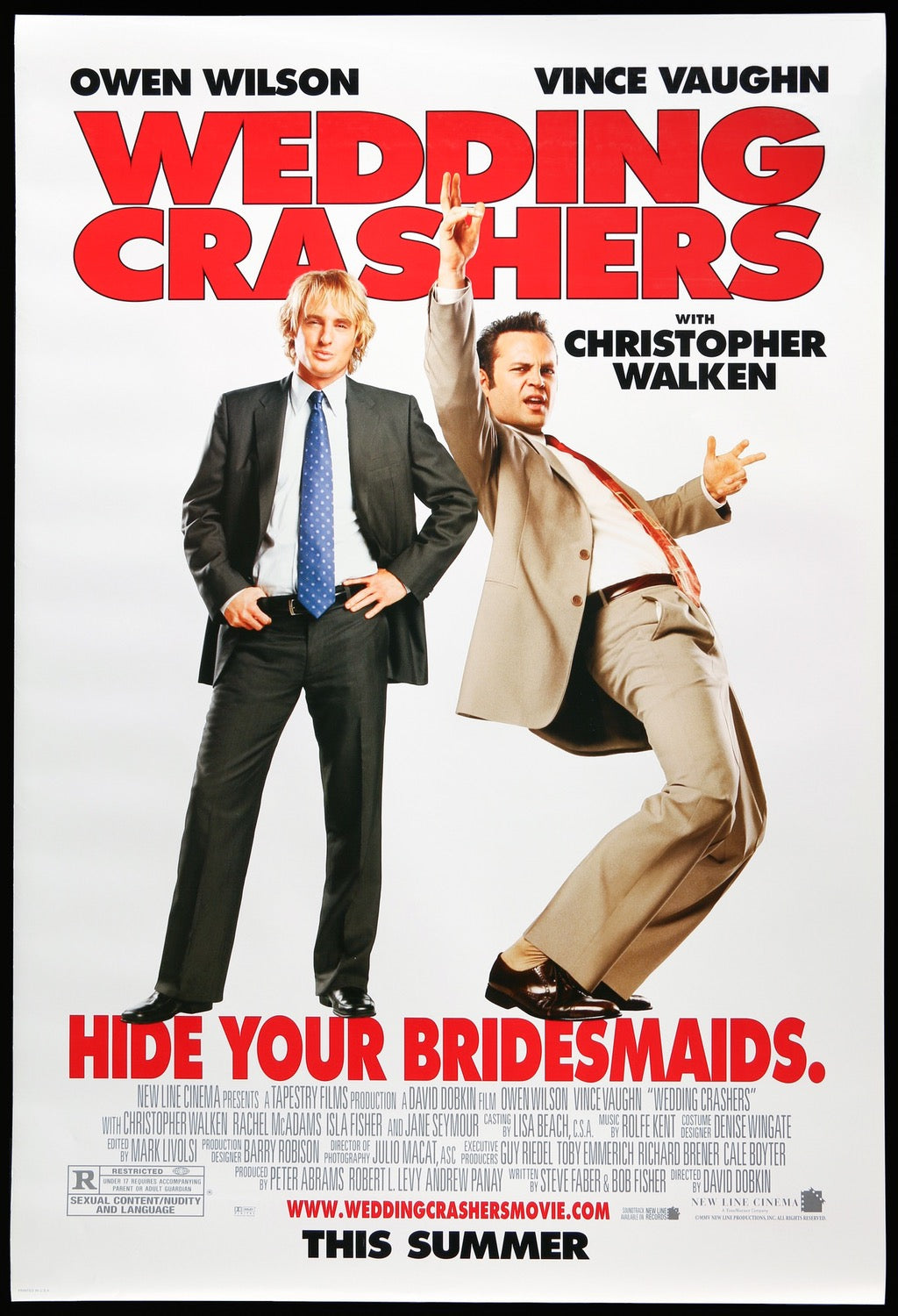Wedding Crashers (2005) original movie poster for sale at Original Film Art - Vintage Movie Posters