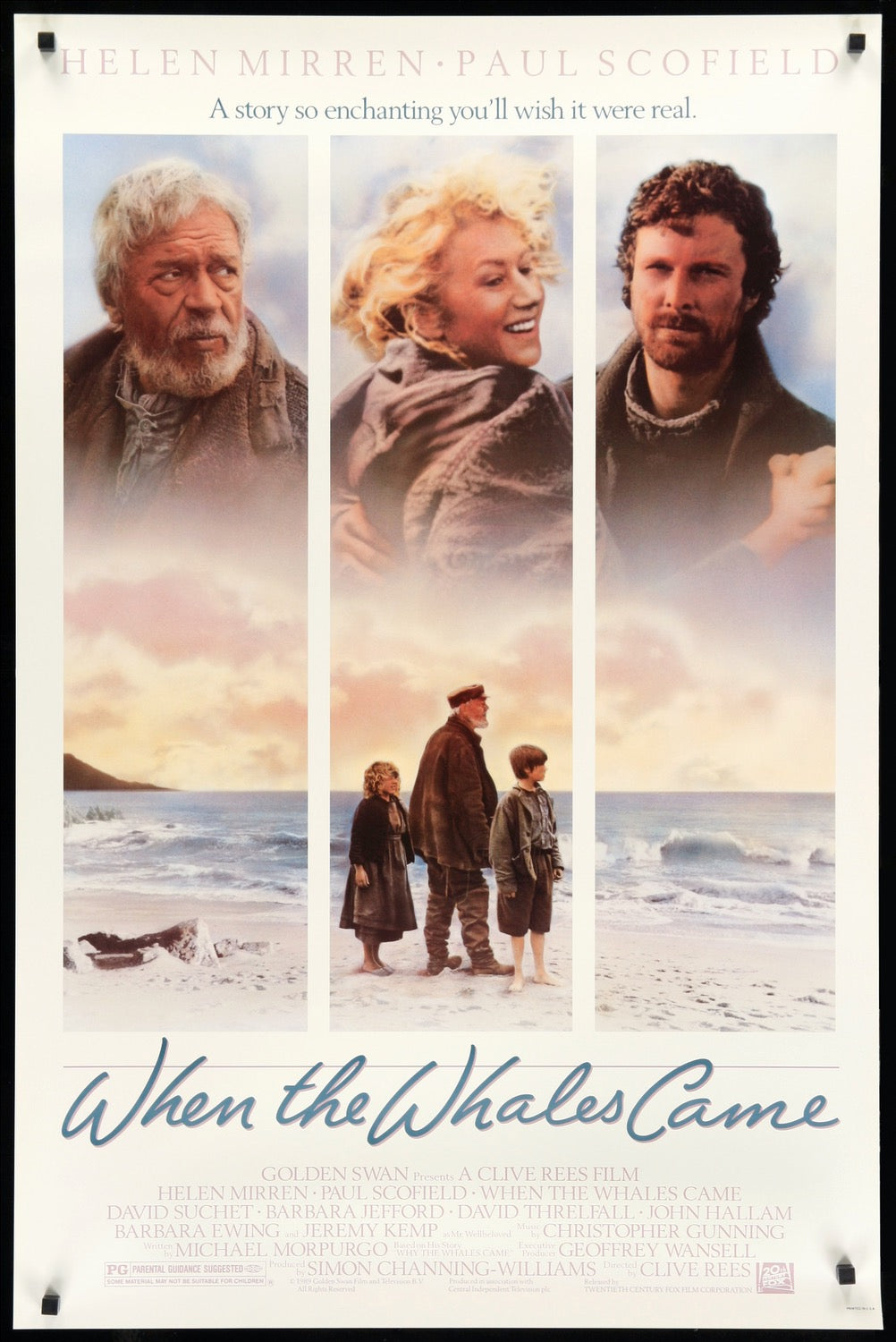 When The Whales Came (1989) original movie poster for sale at Original Film Art