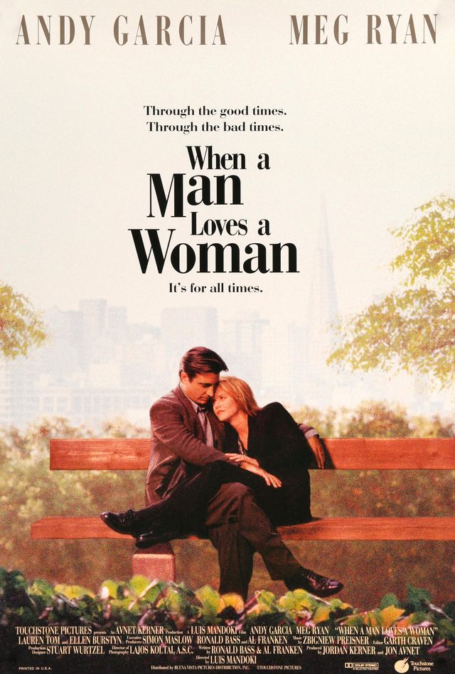 When a Man Loves a Woman (1994) original movie poster for sale at Original Film Art - Vintage Movie Posters