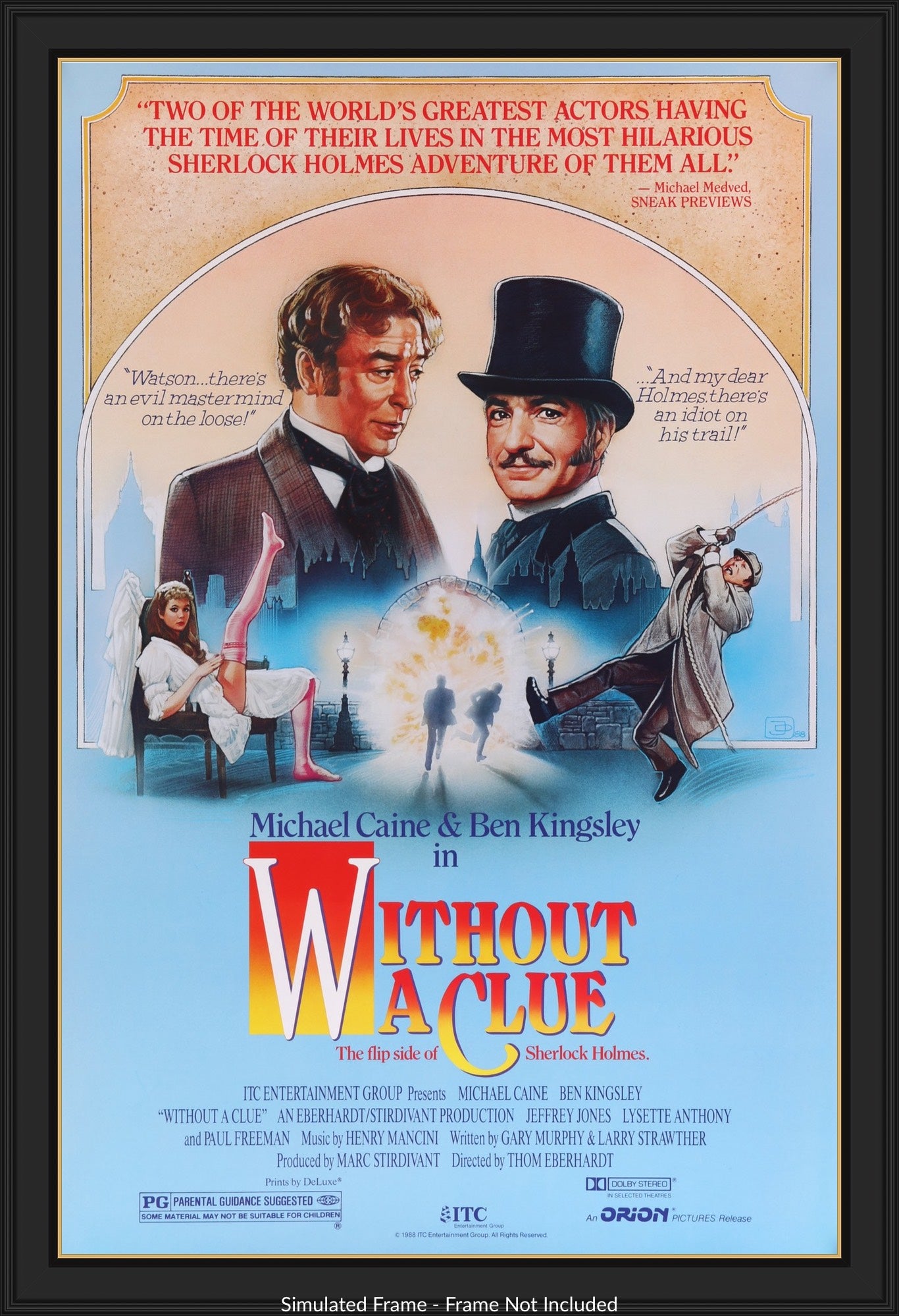 Without a Clue (1988) original movie poster for sale at Original Film Art - Vintage Movie Posters