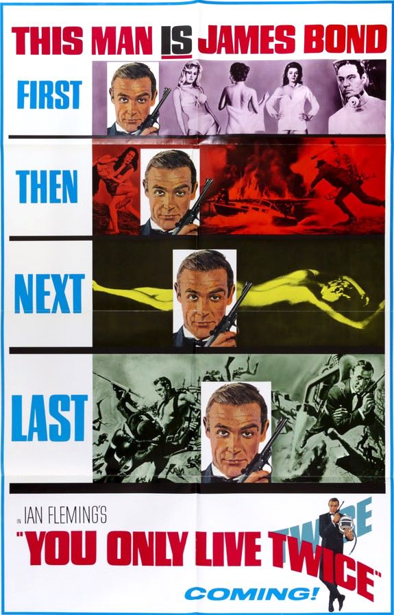 You Only Live Twice (1967) original movie poster for sale at Original Film Art - Vintage Movie Posters
