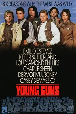 Young Guns (1988) original movie poster for sale at Original Film Art - Vintage Movie Posters