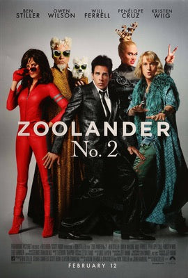 Zoolander No. 2 (2016) original movie poster for sale at Original Film Art - Vintage Movie Posters