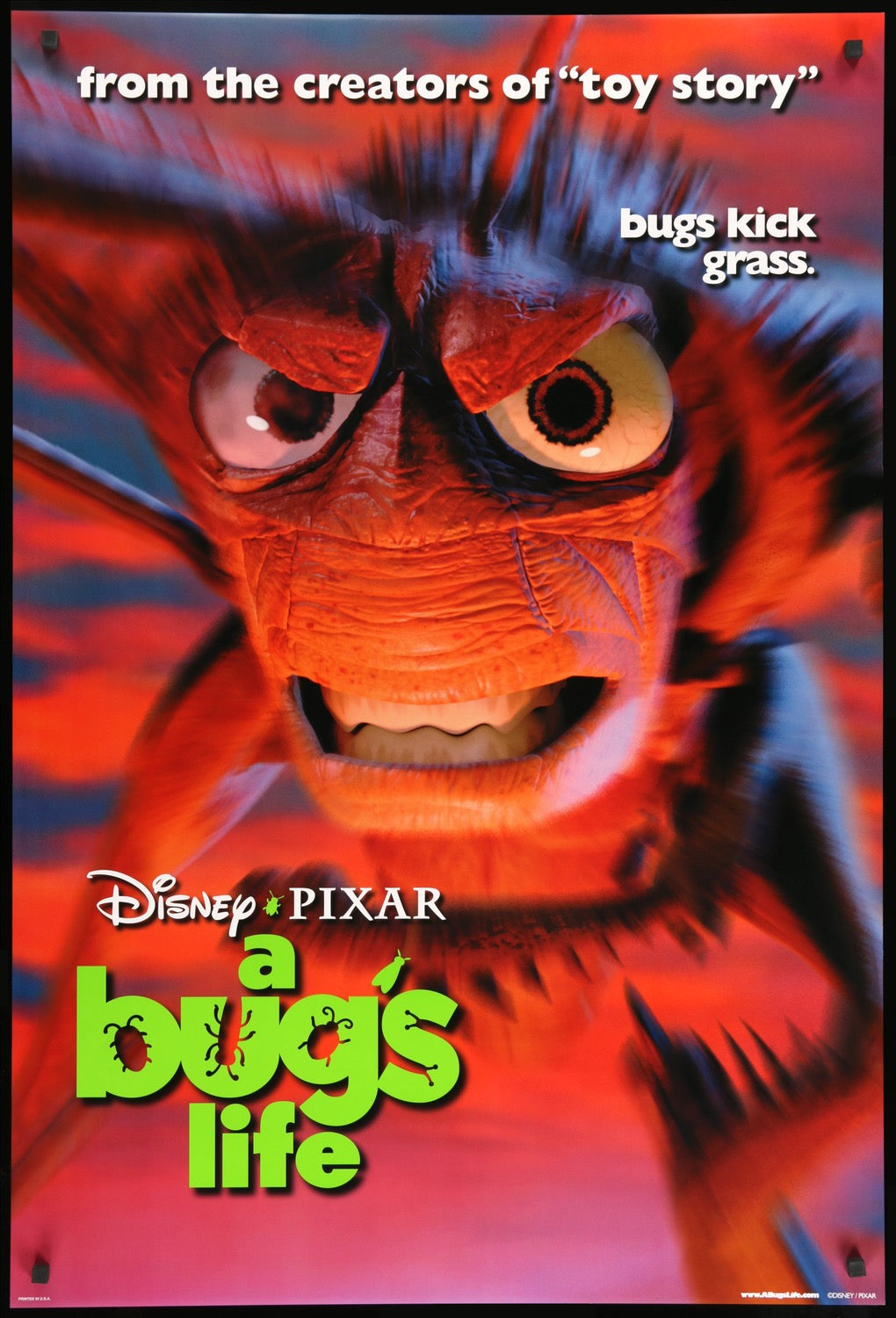Bug&#39;s Life (1998) original movie poster for sale at Original Film Art - Vintage Movie Posters