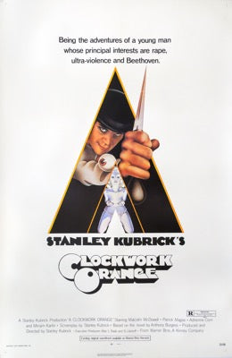 Clockwork Orange (1972) original movie poster for sale at Original Film Art