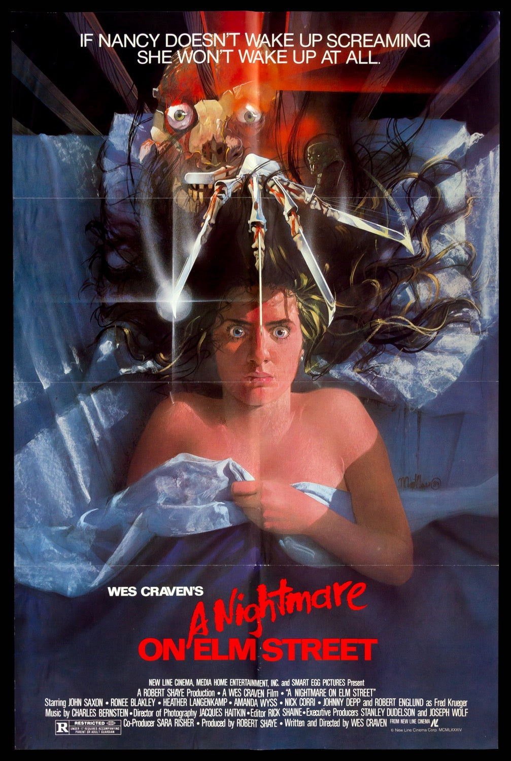 Nightmare on Elm Street (1984) original movie poster for sale at Original Film Art - Vintage Movie Posters
