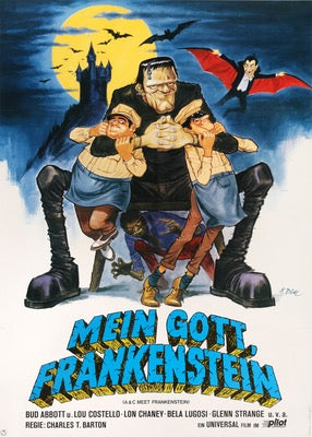 Abbott and Costello Meet Frankenstein (1948) original movie poster for sale at Original Film Art - Vintage Movie Posters
