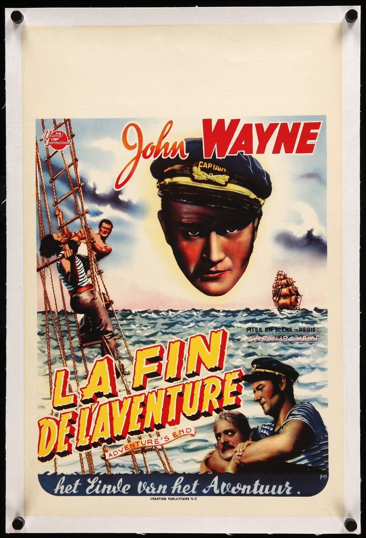 Adventure&#39;s End (1937) original movie poster for sale at Original Film Art - Vintage Movie Posters