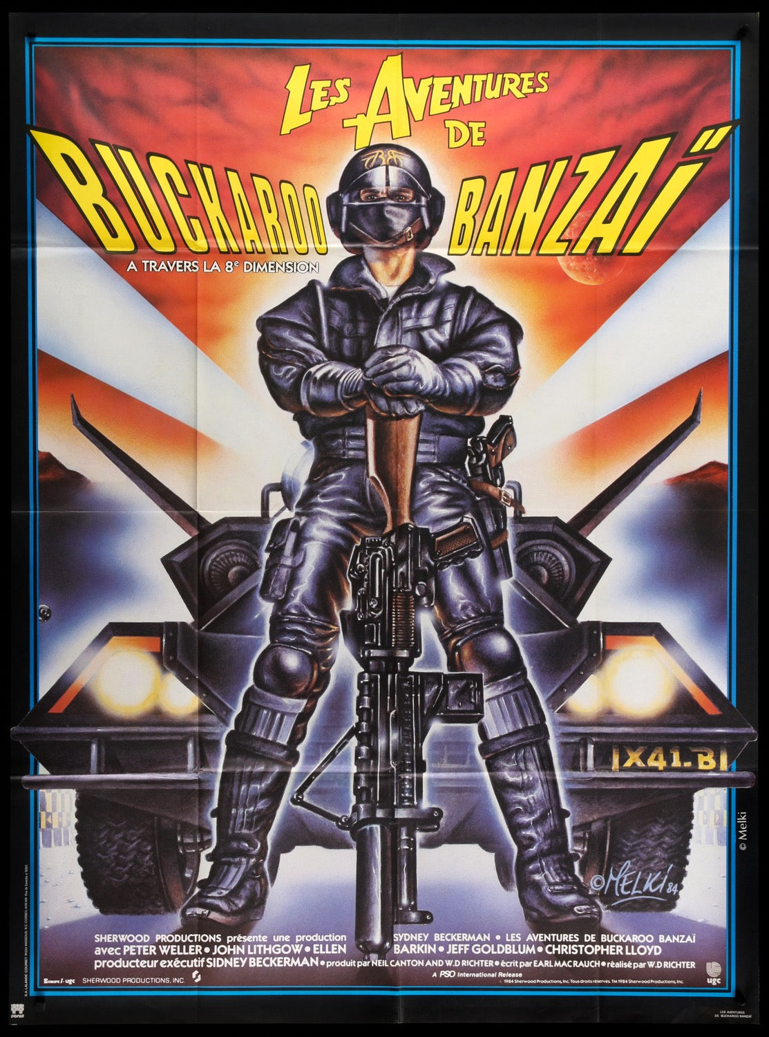 Adventures of Buckaroo Banzai (1984) original movie poster for sale at Original Film Art - Vintage Movie Posters