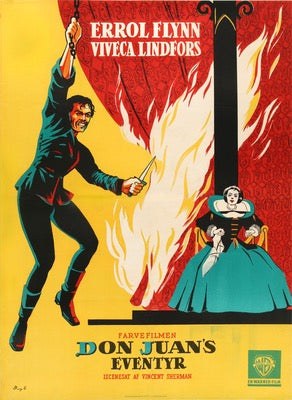 Adventures of Don Juan (1949) original movie poster for sale at Original Film Art