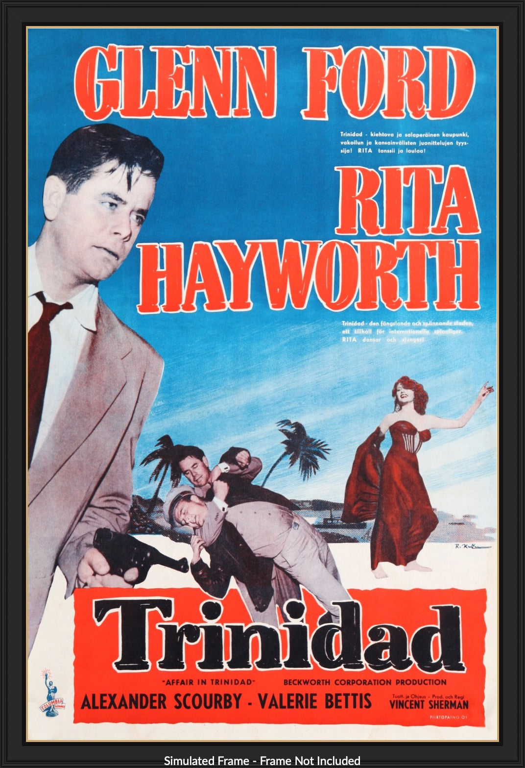 Affair in Trinidad (1952) original movie poster for sale at Original Film Art