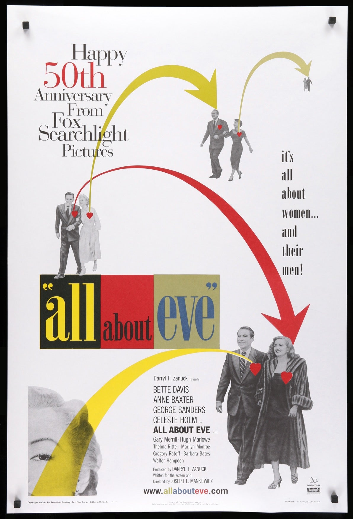 All About Eve (1950) original movie poster for sale at Original Film Art - Vintage Movie Posters