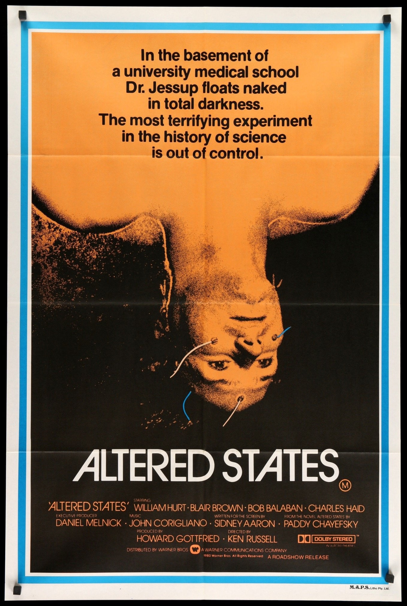 Altered States (1980) original movie poster for sale at Original Film Art - Vintage Movie Posters