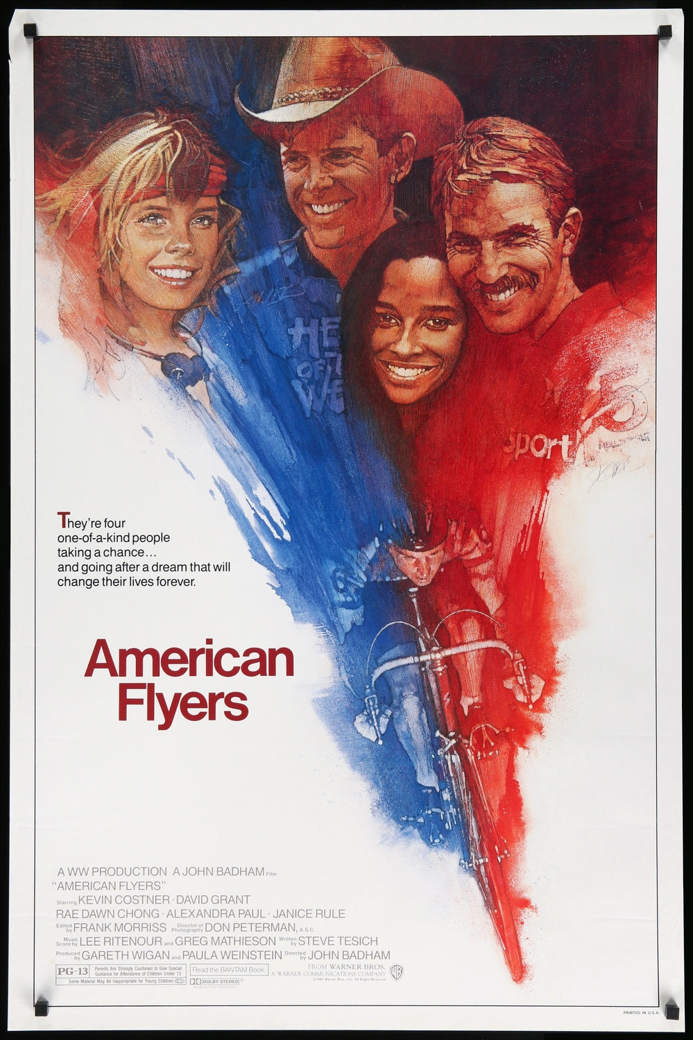 American Flyers (1985) original movie poster for sale at Original Film Art