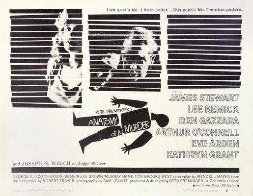 Anatomy of a Murder (1959) original movie poster for sale at Original Film Art - Vintage Movie Posters