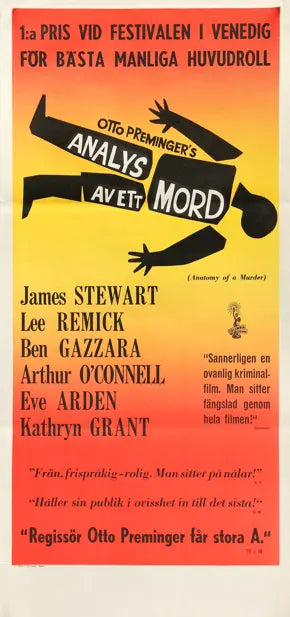 Anatomy of a Murder (1959) original movie poster for sale at Original Film Art - Vintage Movie Posters
