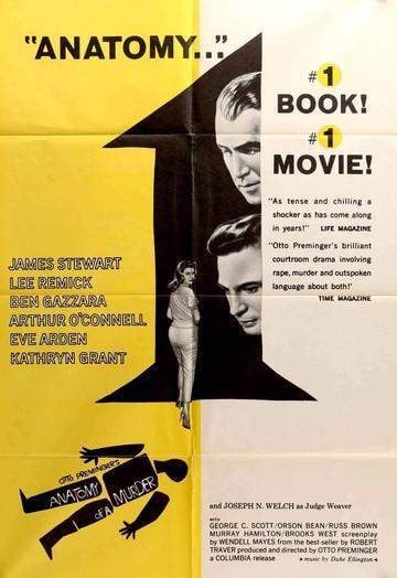 Anatomy of a Murder (1959) original movie poster for sale at Original Film Art - Vintage Movie Posters