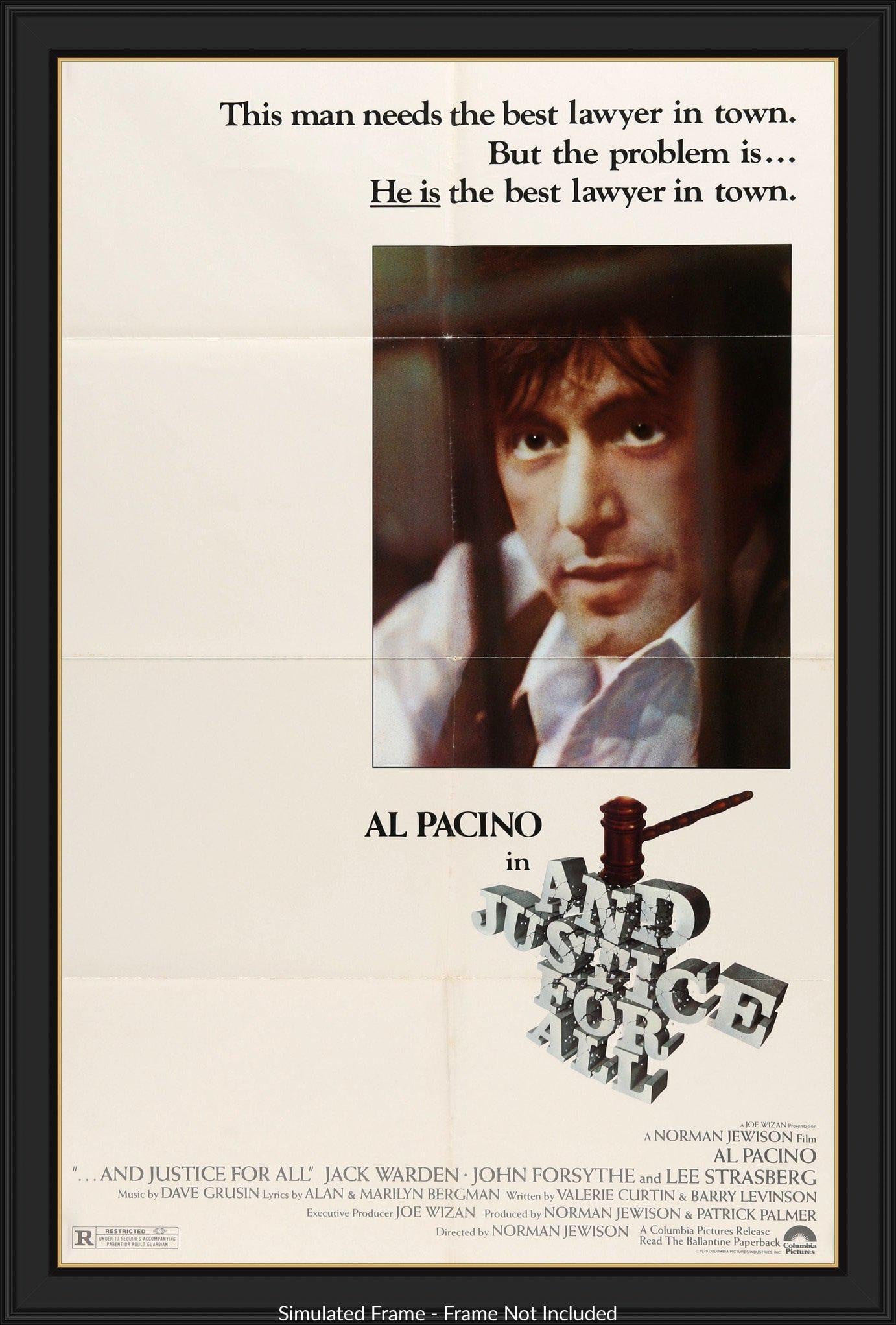 And Justice For All (1979) original movie poster for sale at Original Film Art